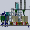 Línea de producción de K2SO4 Mannheim Potassium Sulfato Planta
